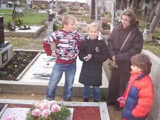děti hřbitov